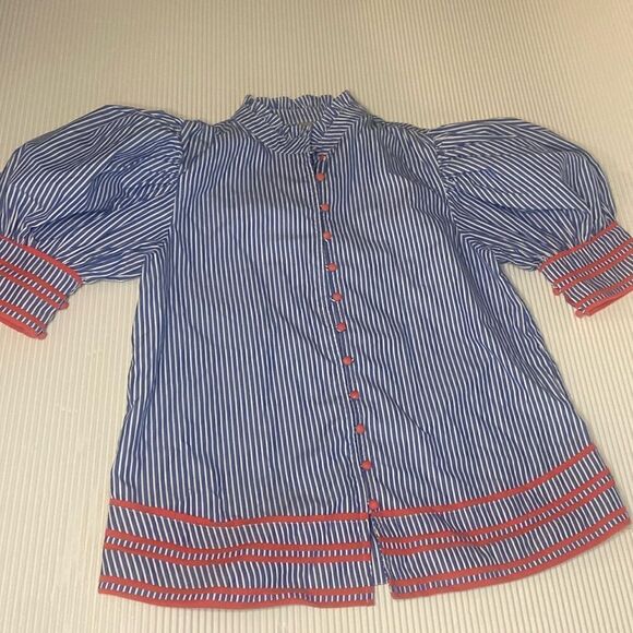 Anthropologie Seen Worn Kept puff sleeve blouse small - Picture 1 of 7